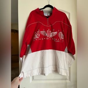 Vintage 1994 Original The Game Detroit Red Wings NHL Long Sleeve Pullover